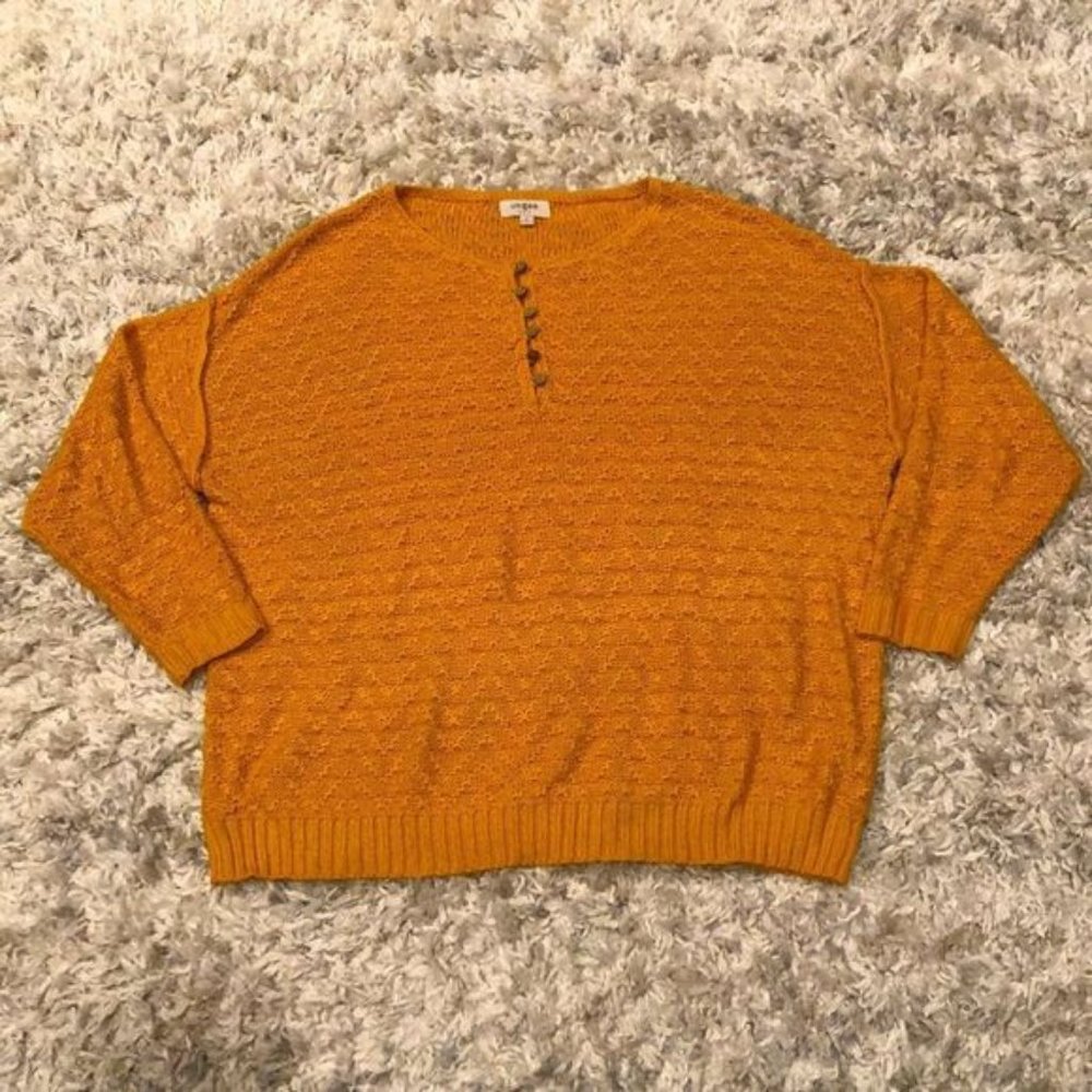 Umgee oversized slouch textured sweater size small